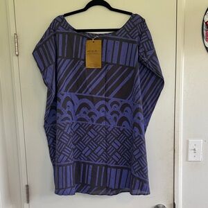 Stylish Geometric Patterned Mini Dress